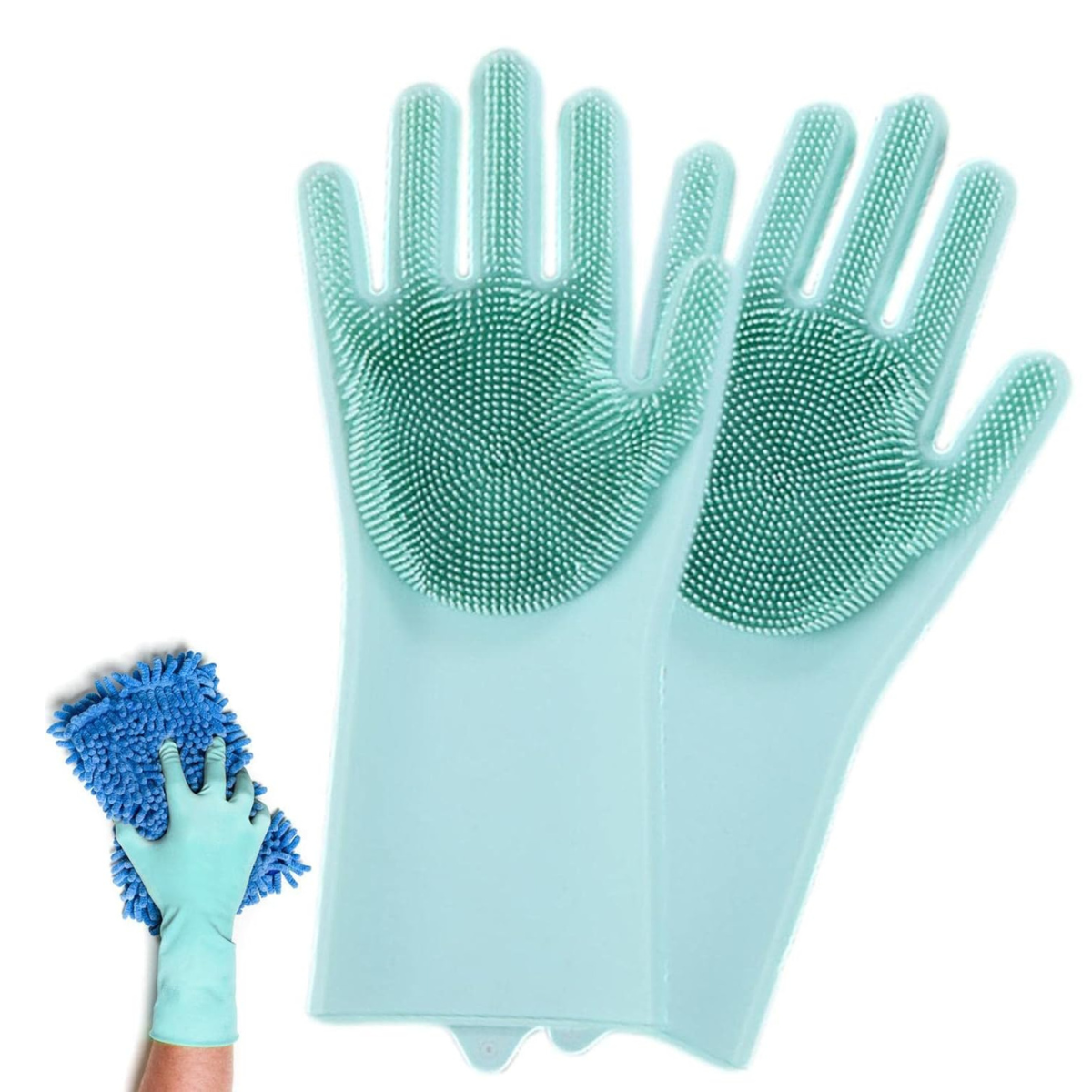 Guantes Silicona Resistentes Lavaplatos